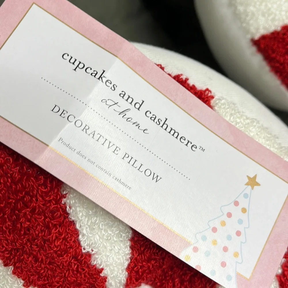 Two Candy Cane Pillows